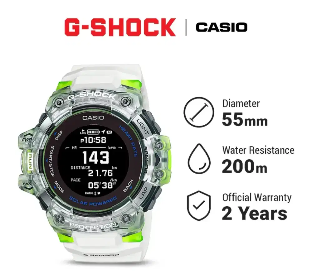 Jam tangan Pria G shock gbd h1000 7a9dr original