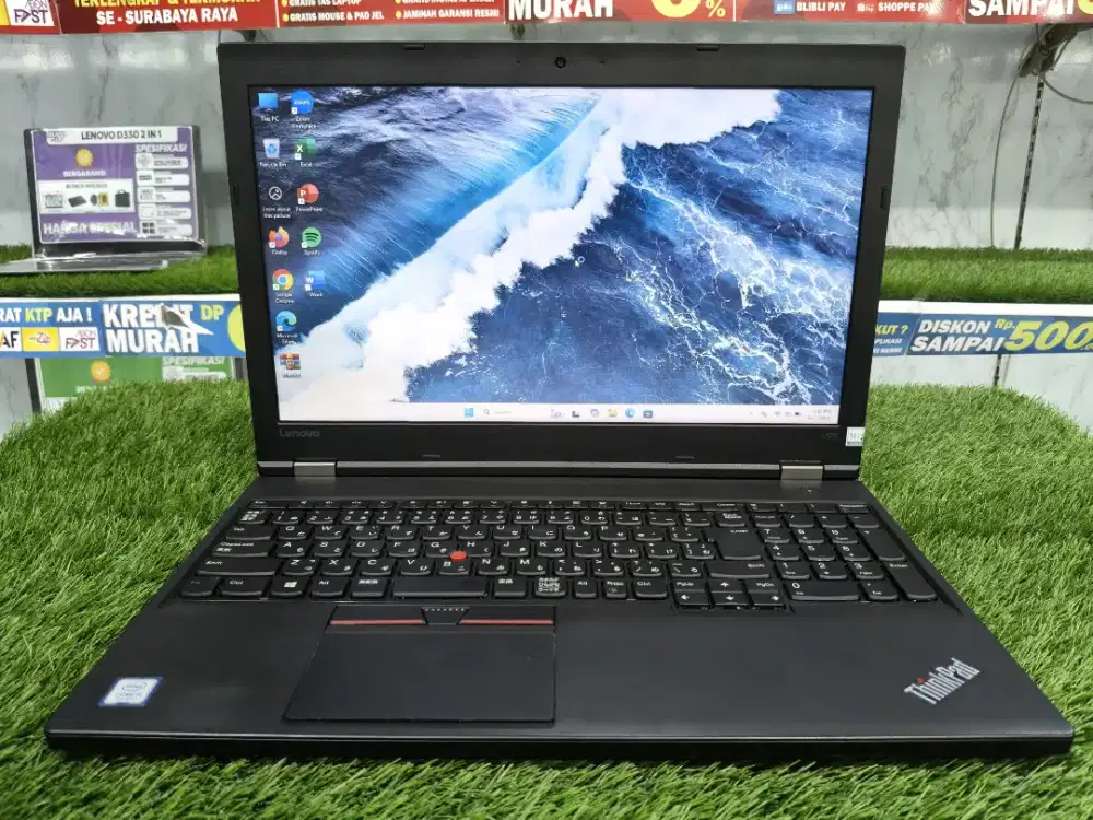OBRAL MURAH LAPTOP EDITING LENOVO L15 CI5 RAM8GB SSD 256GB | BISA NEGO