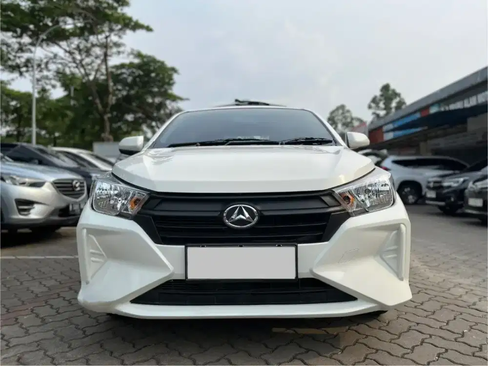 LOW KM 9RB. SIAP PAKAI!! DAIHATSU AYLA 1.0 X MATIC 2024 PUTIH