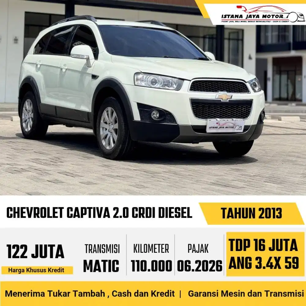 CHEVROLET CAPTIVA 2.0 VCDI Diesel AT 2013 Putih