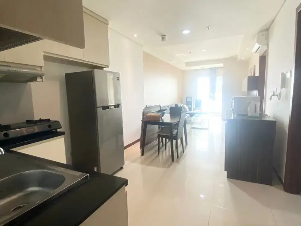 Dijual CEPAT!!!  HARGA NEGO!!! Kondominium Green Bay Pluit 2 Kamar Siap Huni View Laut