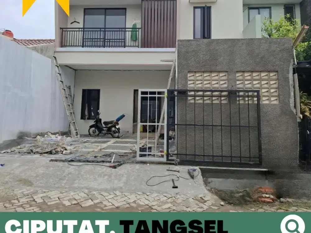 Rumah dijual Murah 2 Lt. Baru Ciputat, Tangerang Selatan Dekat RS Premier Bintaro