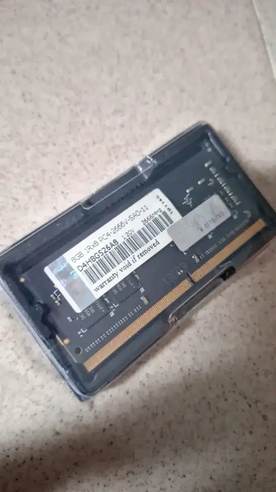 Ready Ram Leptop Sodim DDR 4/pc2666/8GB