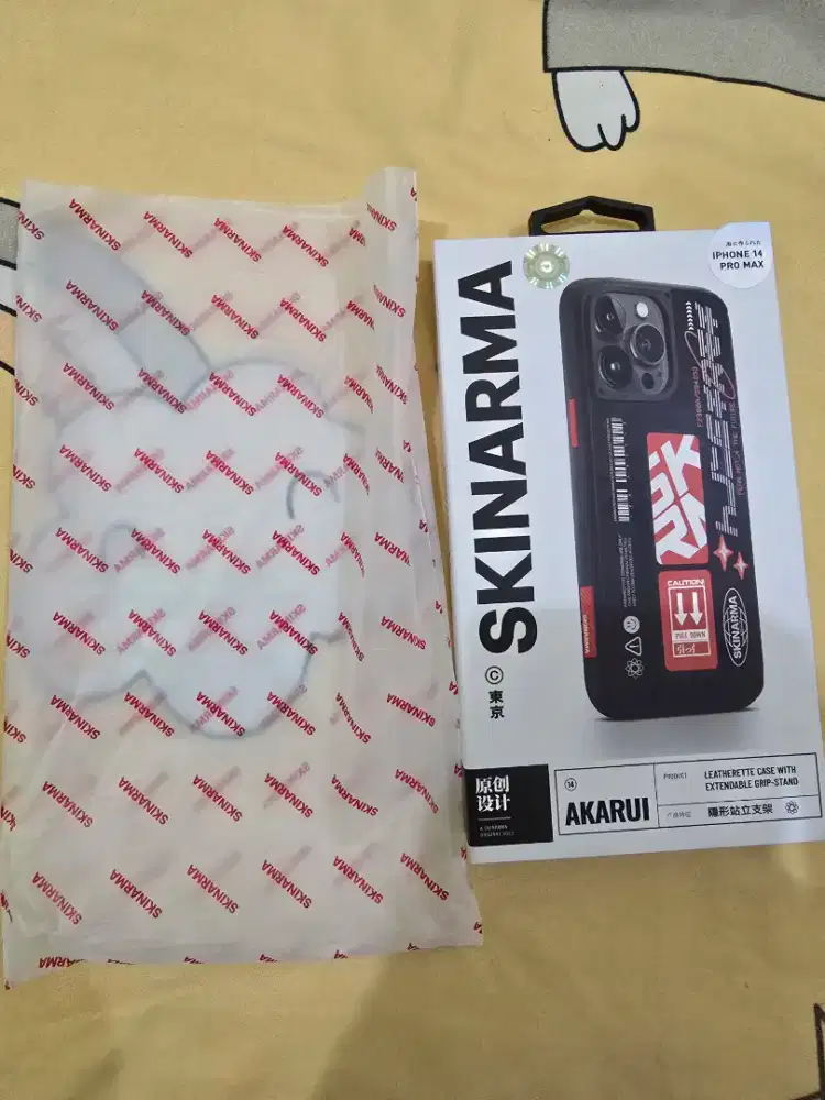 CASING SKINARMA IPHONE 14 PROMAX AKARUI, ORIGINAL PEMAKAIAN SEMINGGU