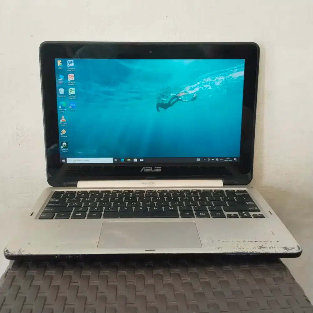 JUAL LAPTOP ASUS TP201S INTEL CELERON N3710 RAM4GB HDD500GB SLIM