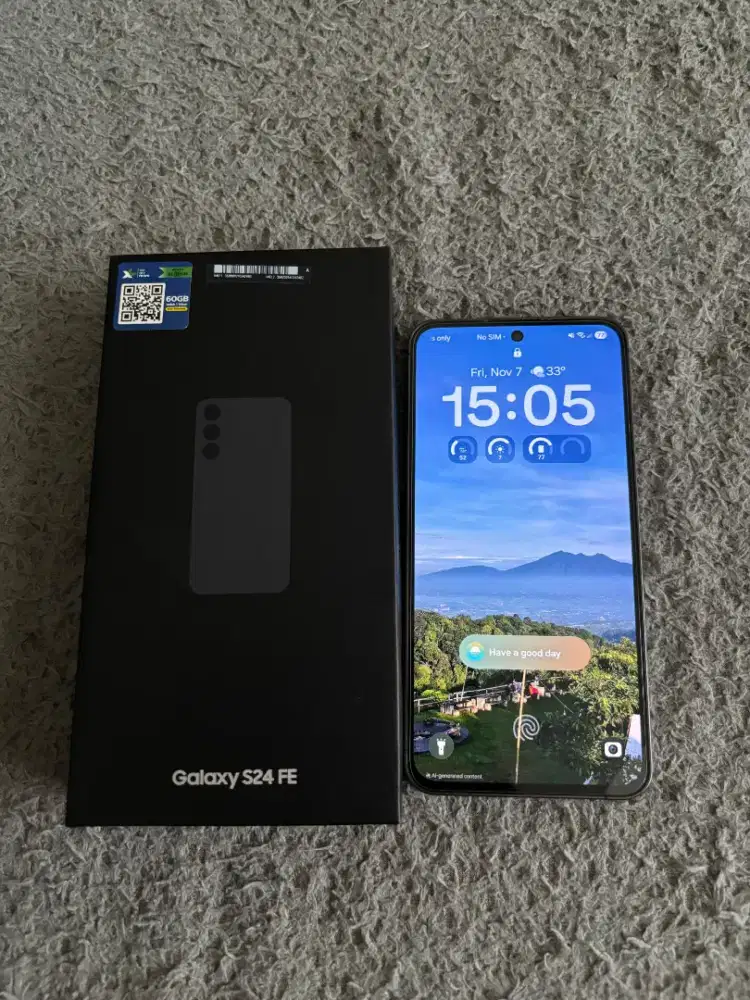 SAMSUNG GALAXY S24 FE SEIN GRAPHITE 8/256 BEKASI