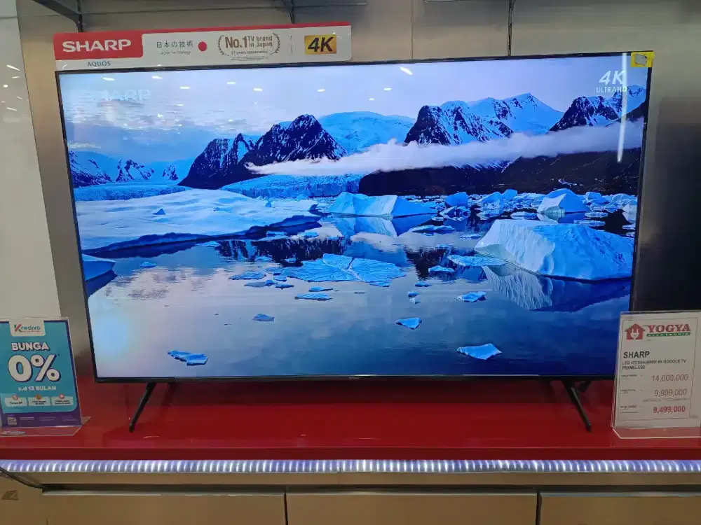 Cash & Credit SHARP LED 4TC65HJ6000I GOOGLE TV DP0%, gratis cicilan 1x