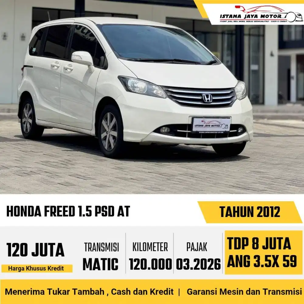 HONDA FREED 1.5 PSD AT NIK 2012 PUTIH