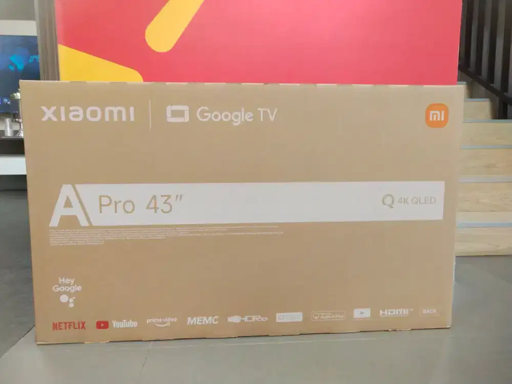 Xiaomi A Pro 43inch Google TV 4K, Bisa Cicilan Pakai Homecredit