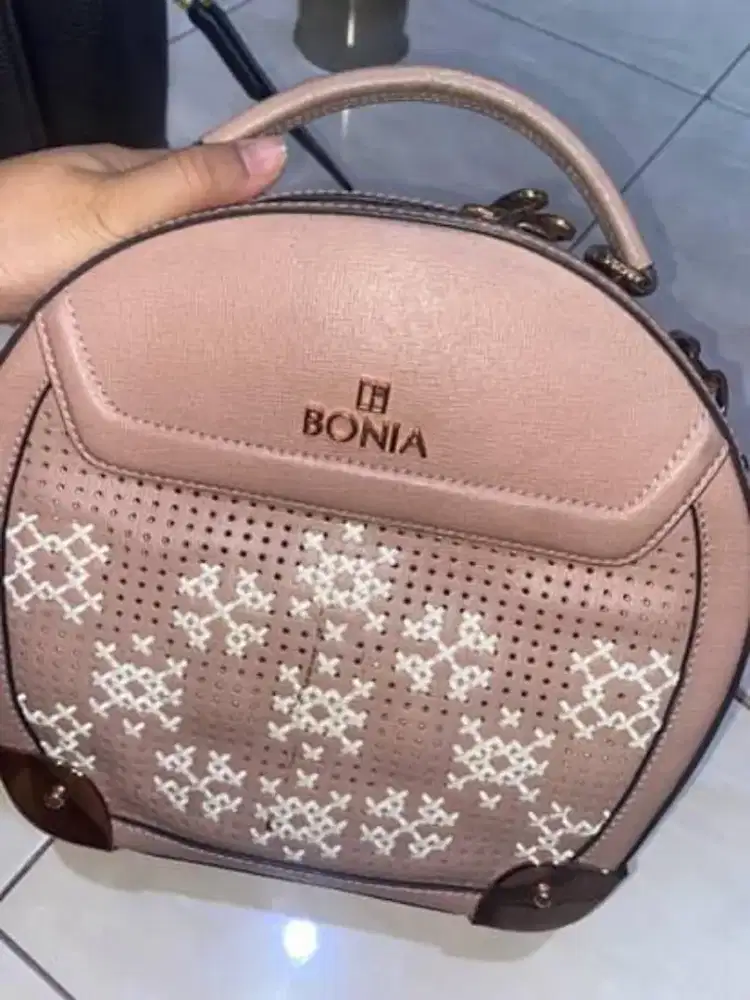 Dijual Tas Bonia Handbag Pink Limited Edition Ori