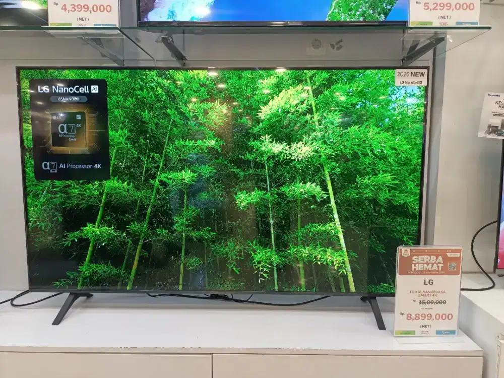 Cash & Credit LED 65NANO80ASA SMART 4K  DP 0%, gratis cicilan 1x