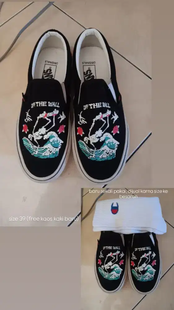 sepatu slipon vans