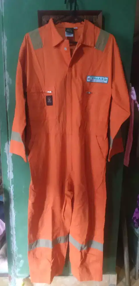 Coverall daletec anti api NFPA orange impor