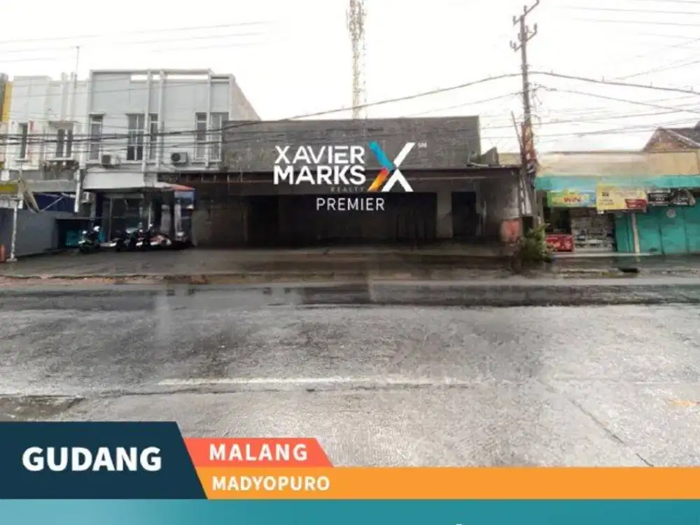 i039 Dijual Gudang Hitung Tanah Dekat Exit Toll Madyopuro Kota Malang