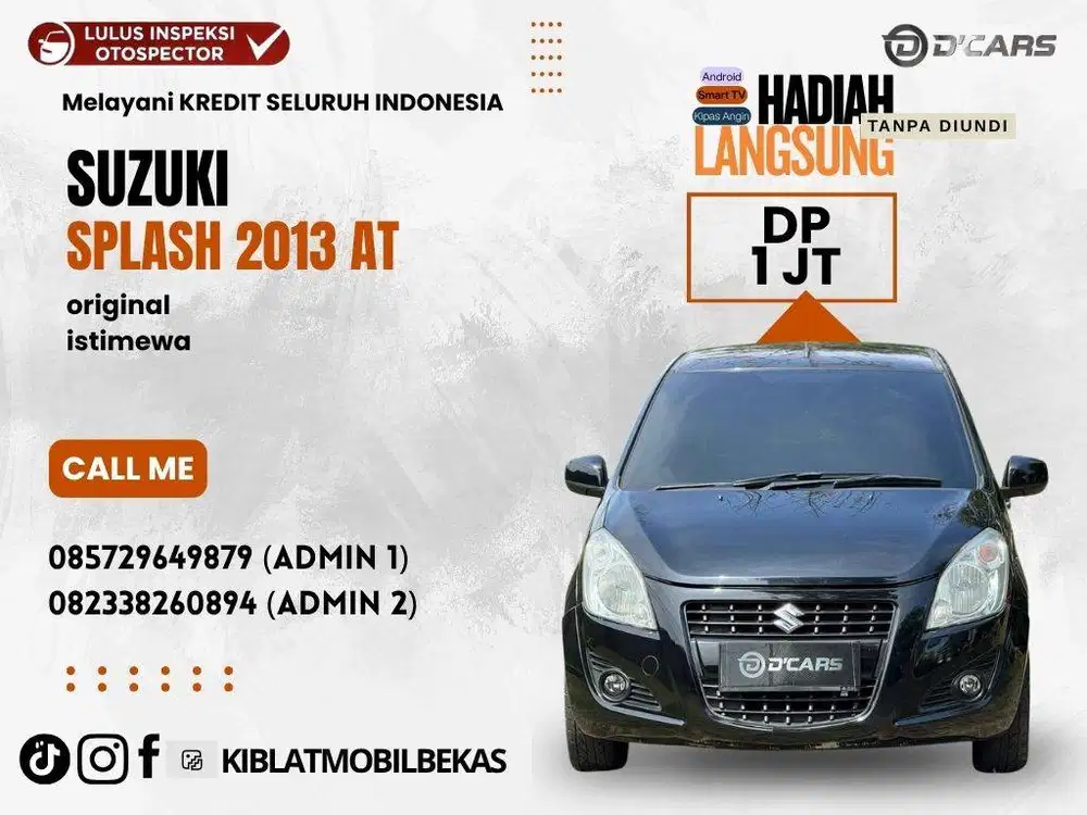SUZUKI SPLASH 1.2 GL 2013 MATIC  LOW KM ORIGINAL ISTIMEWA