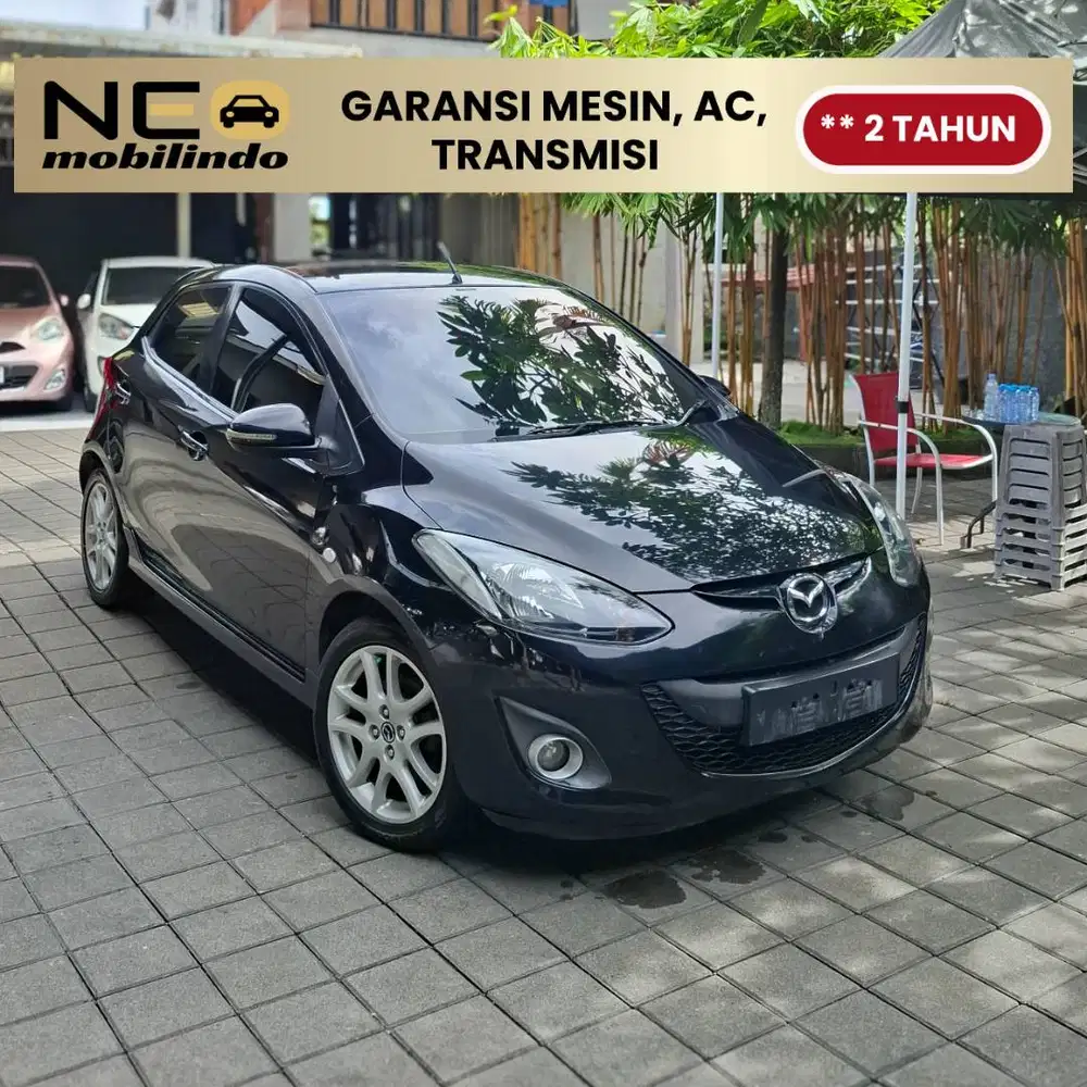 [ Garansi Mesin, Matic ] Free BBN MAZDA 2 1.5 HB SPORT 4 AT 2012 HITAM