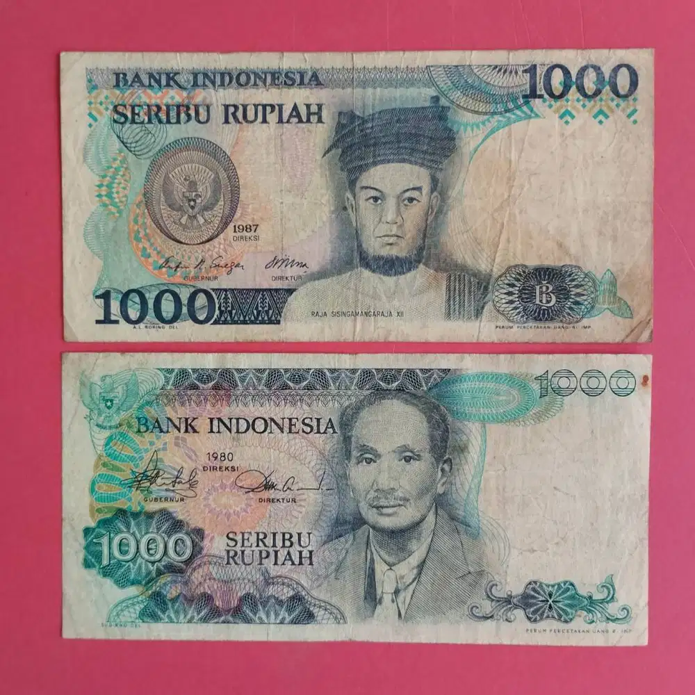 Uang Kuno Kertas Rp 1000 UK 039