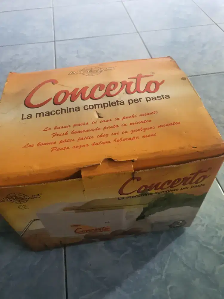 Concerto alat cetak pasta