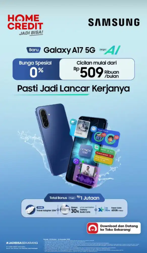 Promo credit pakai home credit gratis 1-2x cicilan