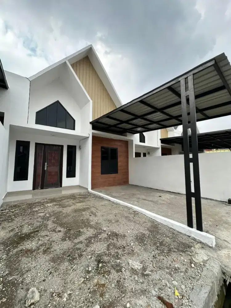 RUMAH SCANDINAVIAN DENGAN UKURAN TANAH LEGA