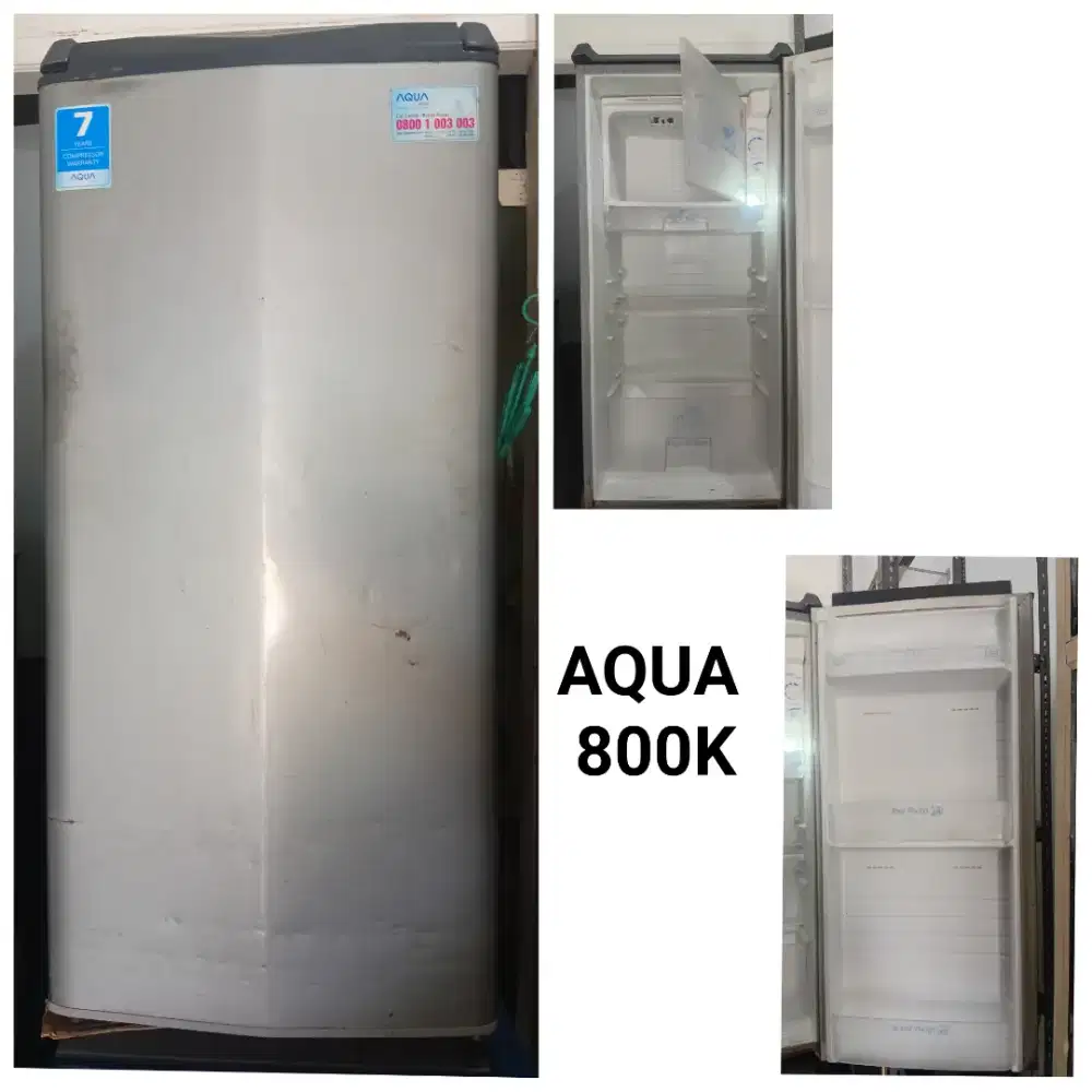 Kulkas AQUA bekas bergaransi