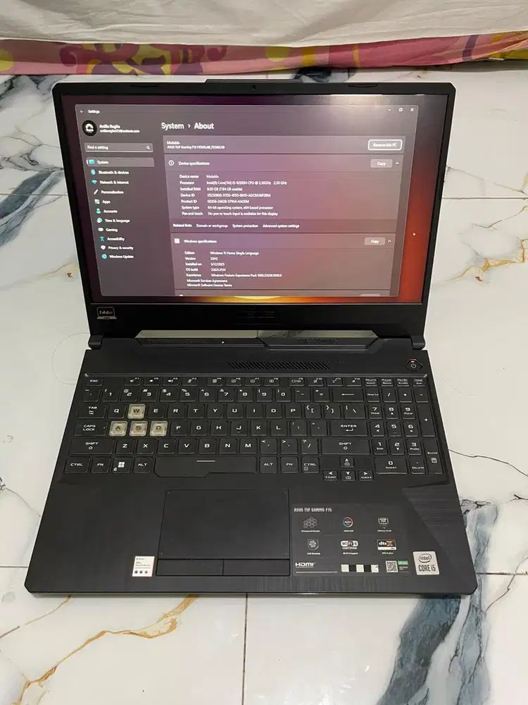 ASUS TUF F15 GAMING FX506LHB