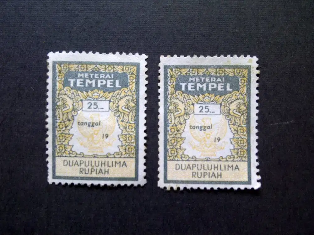 Materai Rp 25 Tahun 1976 sd 1980