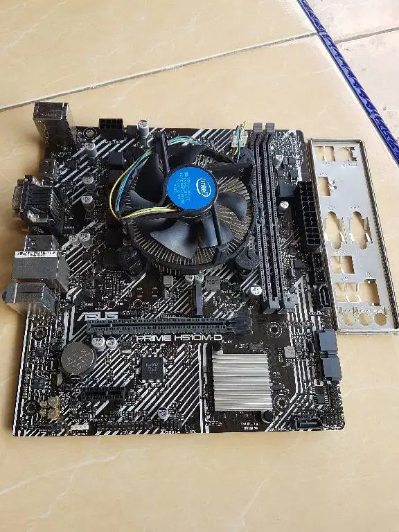 Sepaket Intel Core i3 10100 igpu | ASUS Prime H510M-D lga 1200