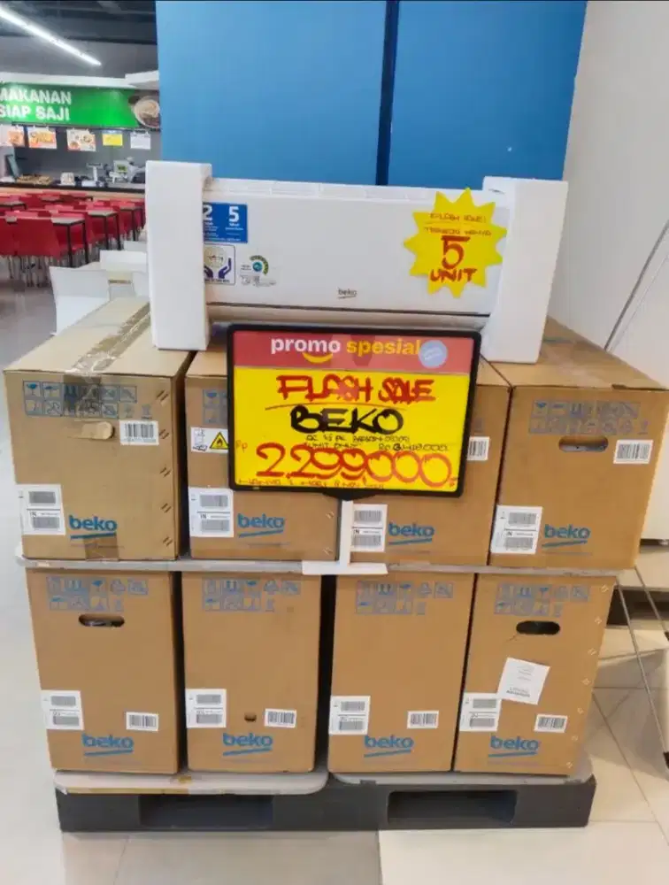 PROMO HANYA 1HARI AC Beko 1/2 PK bisa dicicil dgn AEON Fast