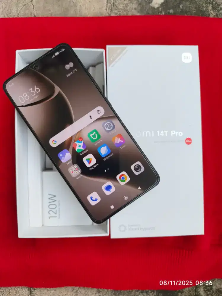Xiaomi 14T Pro 12/256 Fullset ori segel mulus garansi On