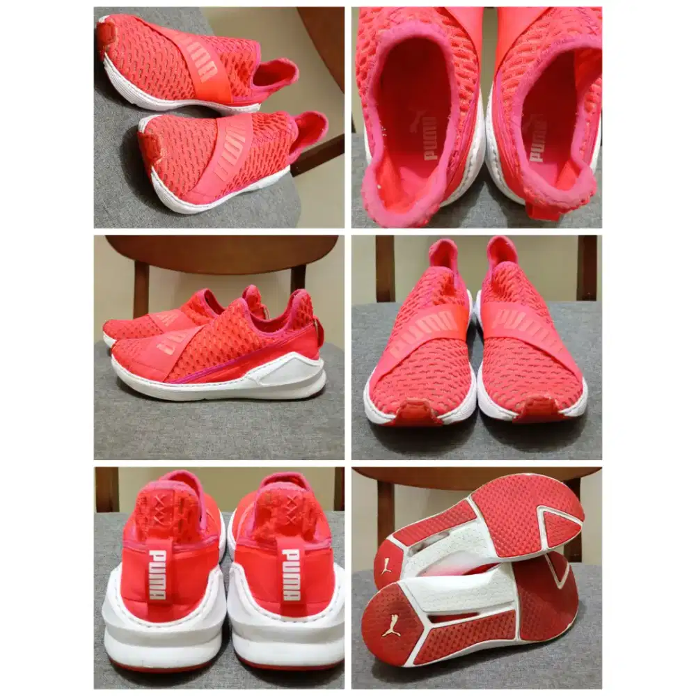 Sepatu Running Puma Neon Pink