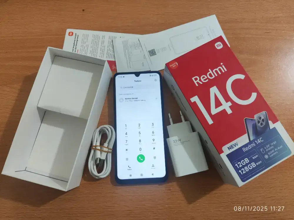 JUAL CEPAT!!! XIAOMI REDMI 14C 8/256 FULLSHET ORIGINAL NOMINUS