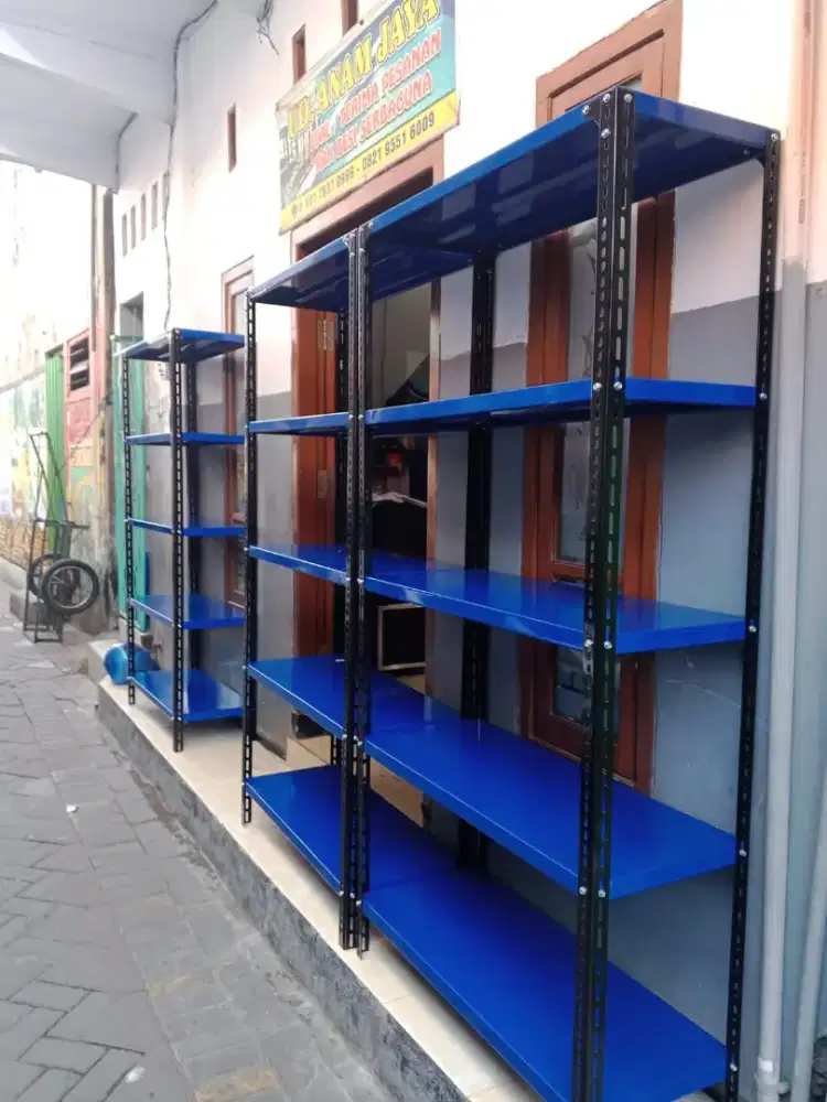 Rak besi rak toko rak kantor