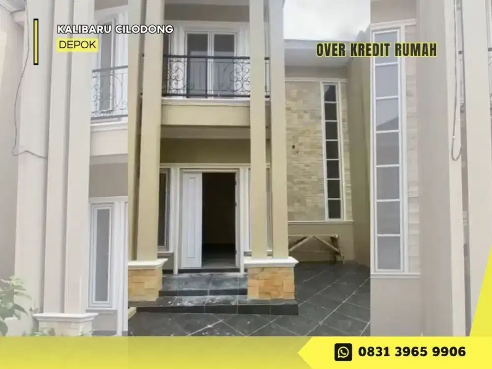 Over Kredit rmh 2lantai 79JT dkt Alun-alun GDC Depok di Geneve Residence