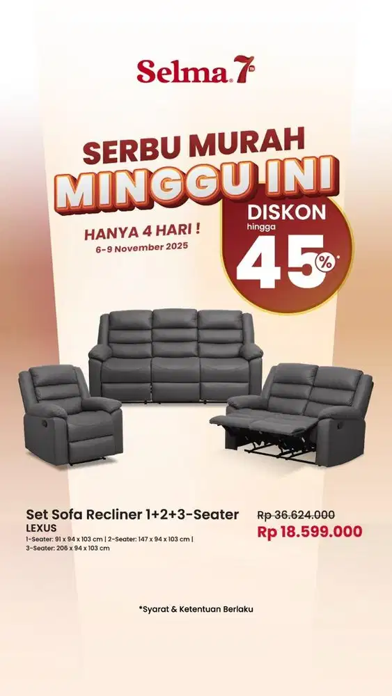 Sofa set sultan lexus