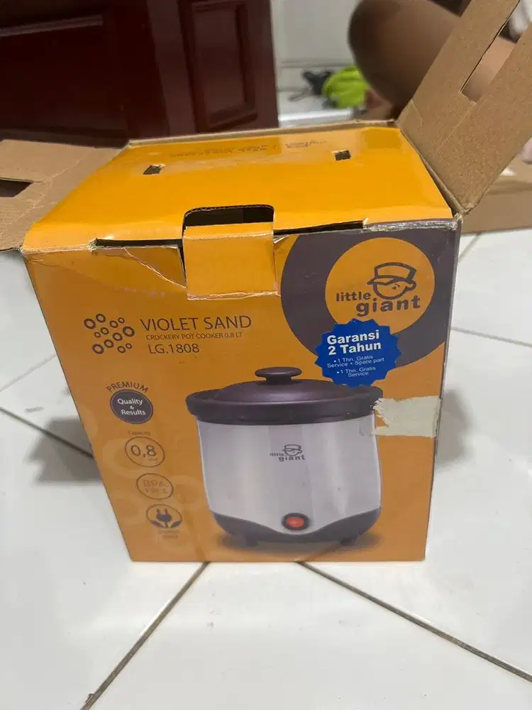 SLOW COOKER BARU BELUM PERNAH PAKAI