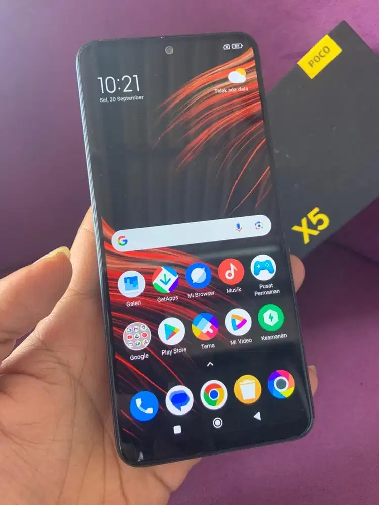 Poco X5 5G Ram 6+2/128gb game libas segel no minus