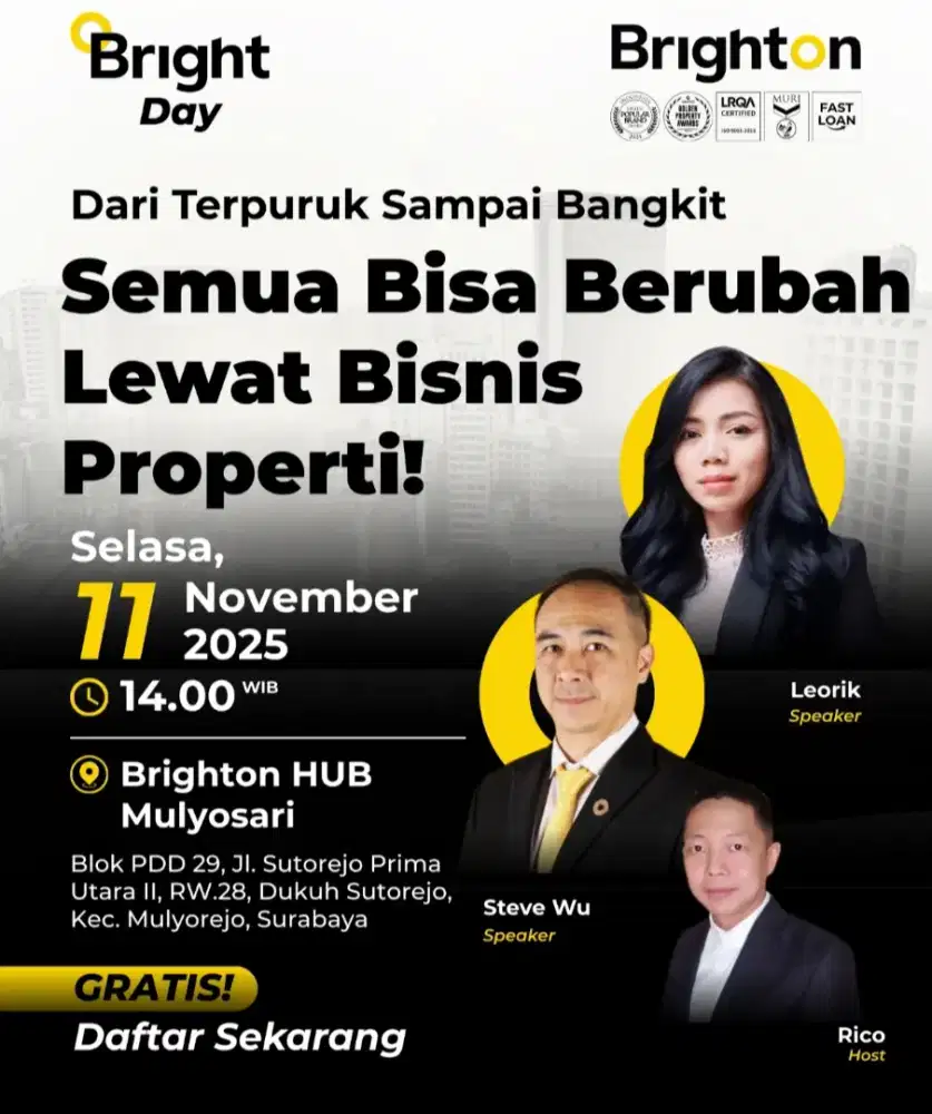 Lowongan Mitra Bisnis ( Agen Property )