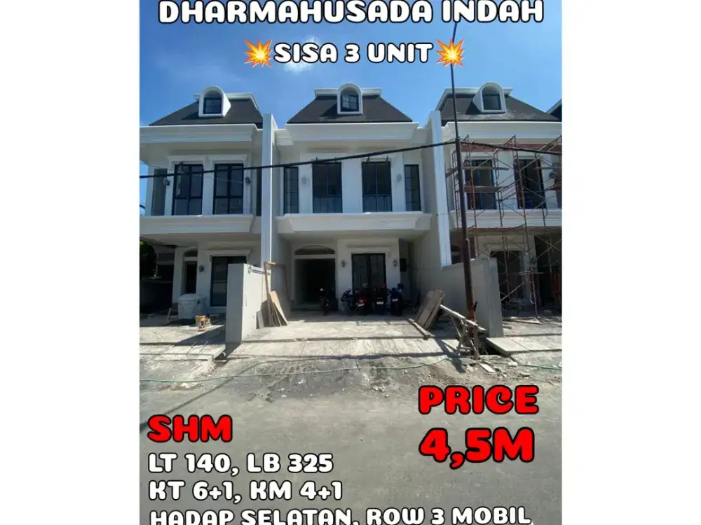 ‼️MEWAH, SISA 3 UNIT‼️ RUMAH DHARMAHUSADA INDAH KERTAJAYA PERUMAHAN MEWAH. SELANGKAH KERTAJAYA, GALAXY MALL, MERR, Dsb
