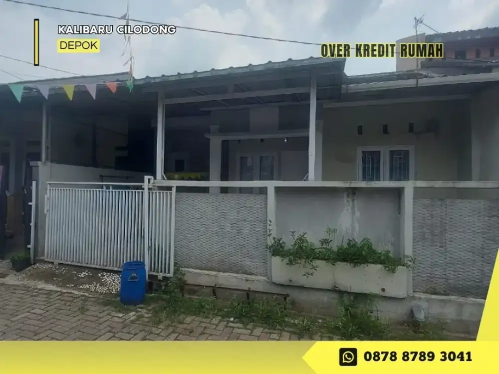 Jual Rmh Over Kredit 79JT dkt Stasiun di Perum Kopwani Village 2 Depok