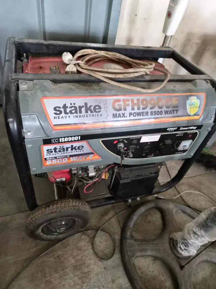 Genset starke 9900 6500 watt jarang pakai