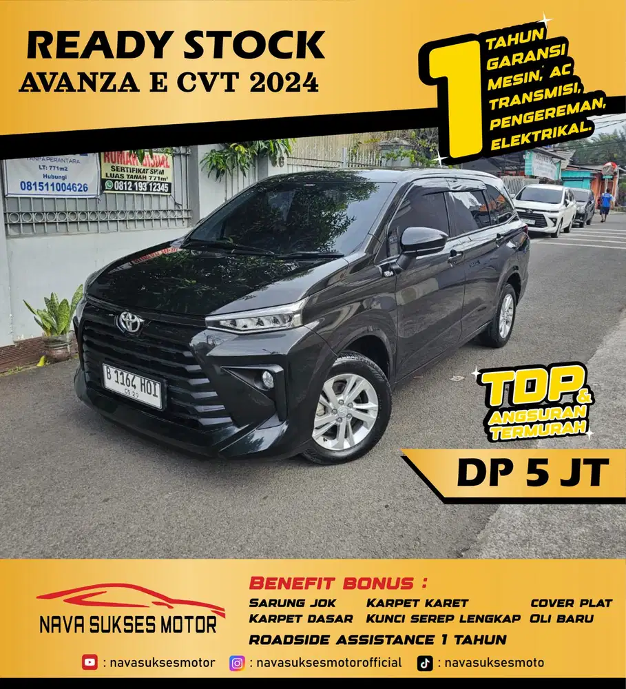 TDP 5 JUTA - AVANZA E CVT 2024