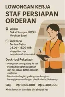 Staf Persiapan Orderan