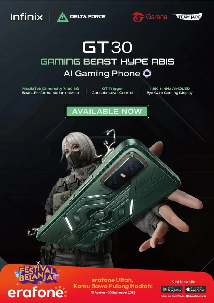 Infinix GT 30 5G dimensity 7400