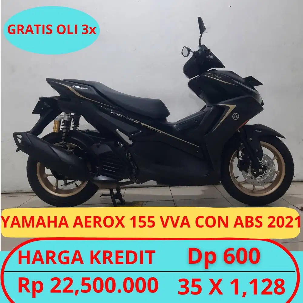 Yamaha Aerox 155 Vva Con Abs 2021 Dp Murah Hanya 600 Ribu