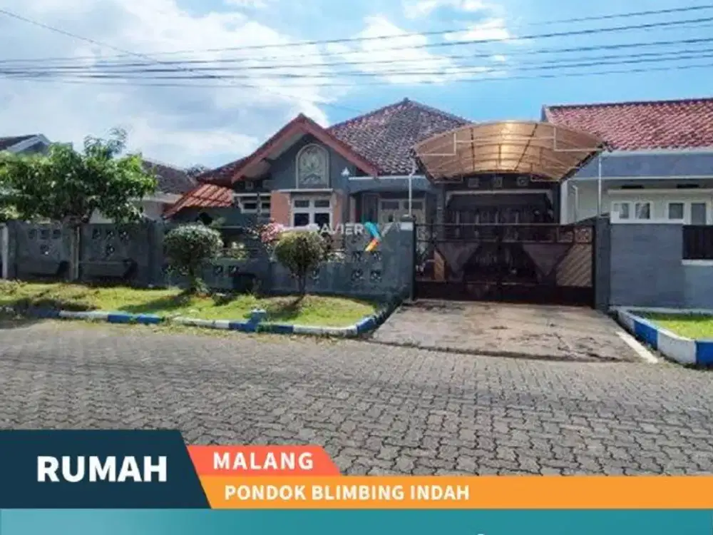 i044 Rumah Dijual MURAH di Pondok Blimbing Indah, Araya, Malang