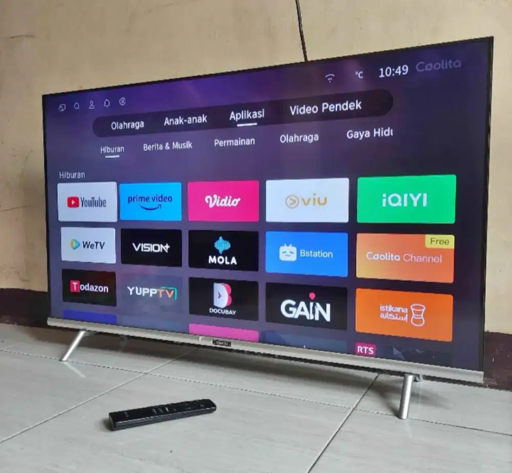 Smart TV android coocaa 40 inch