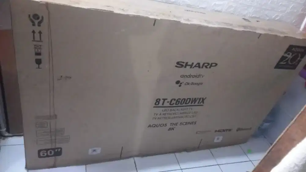 SHARP LED TV Android 60 Inch 8K Resolution - 8T-C60DW1X