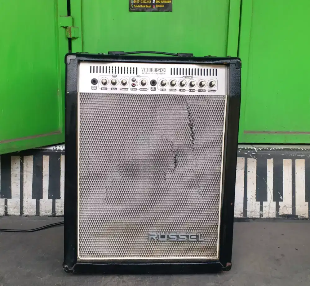 YULODIA BEKASI-ampli bluetoth keyboard/drum elecktrik/karaoke russel