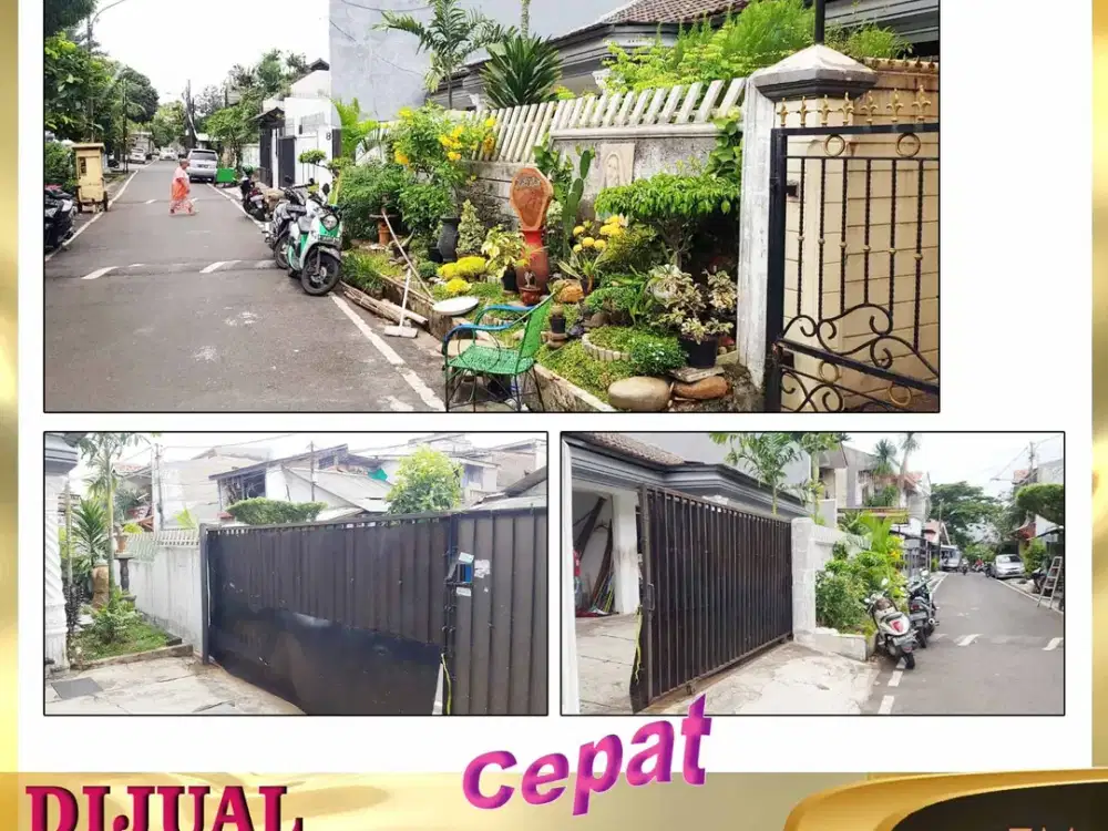 DIJUAL RUMAH 1 Lantai Cempaka Putih Tengah Cempaka Putih - Jakarta Pusat
